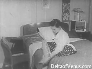 Vintāža sekss filma 1950s - voyeur jāšanās - peeping tom